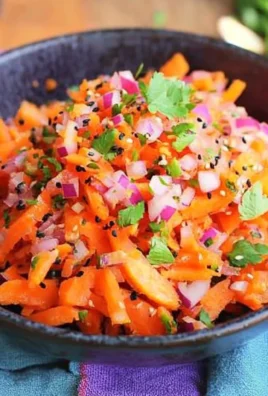 Chopped Carrot Salad