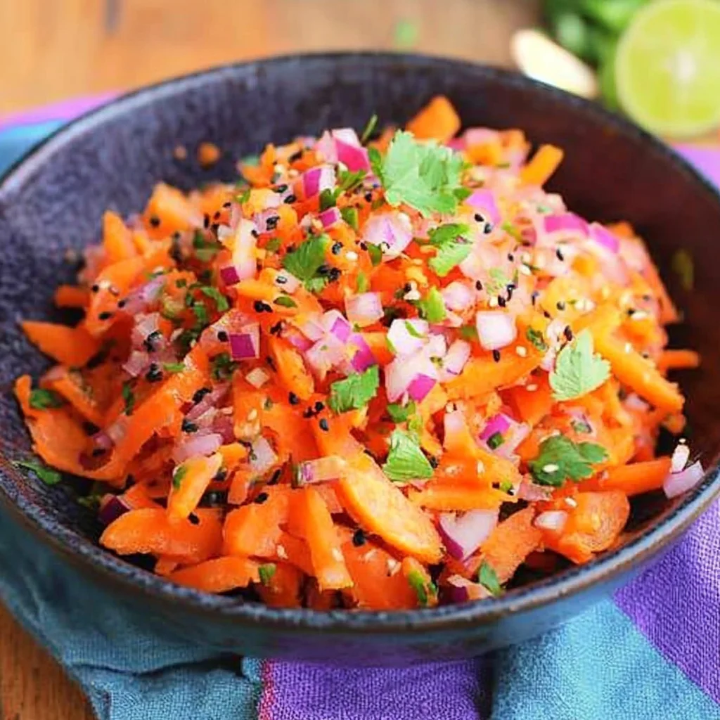 Chopped Carrot Salad