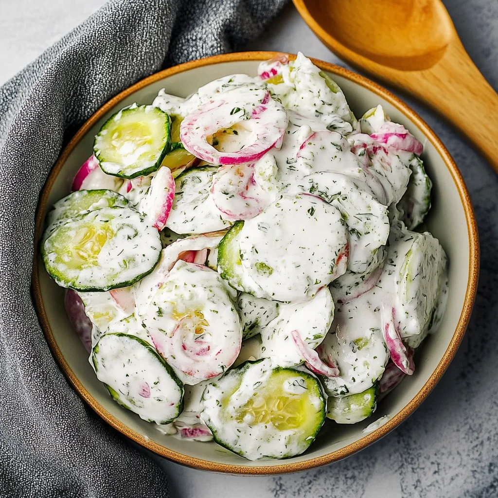 Creamy Cucumber Salad