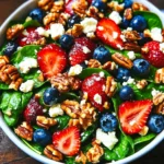 15-Minute Strawberry Spinach Salad