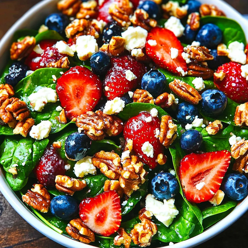 15-Minute Strawberry Spinach Salad
