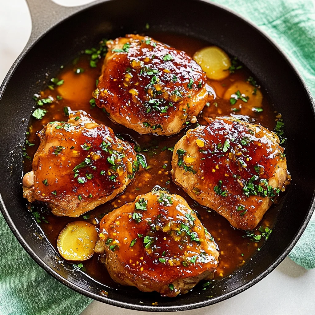 Apricot Chicken with Ginger
