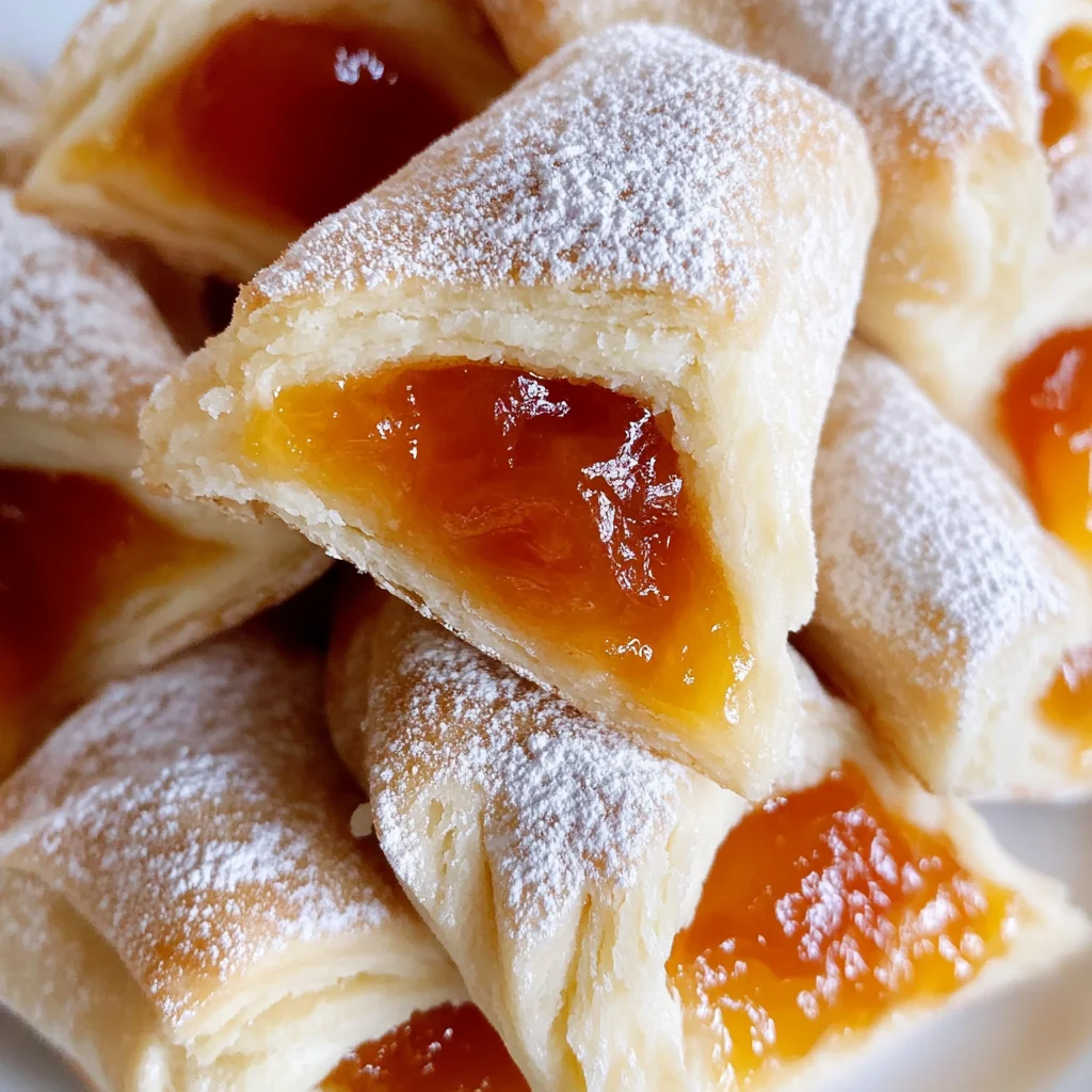 Apricot Jam Kolacky—Polish Kolaczki Cookies