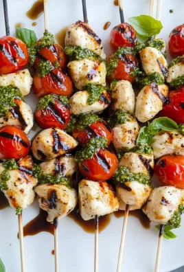 Chicken Caprese Skewers