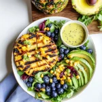 Creamy Citrus Dressing + Grilled Pineapple Salad