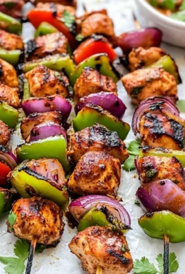 Fajita Chicken Kebabs