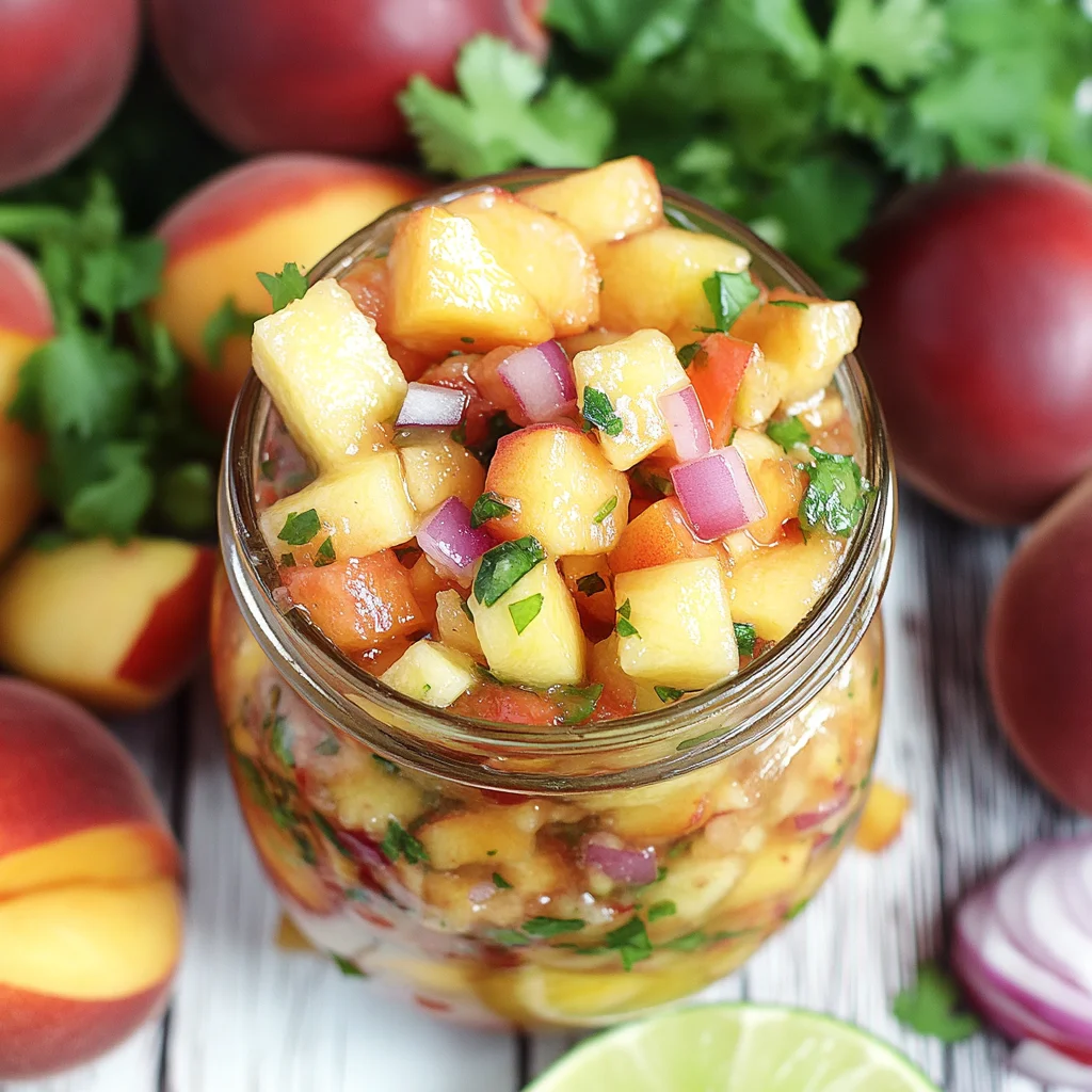 Fresh Peach Salsa recipe