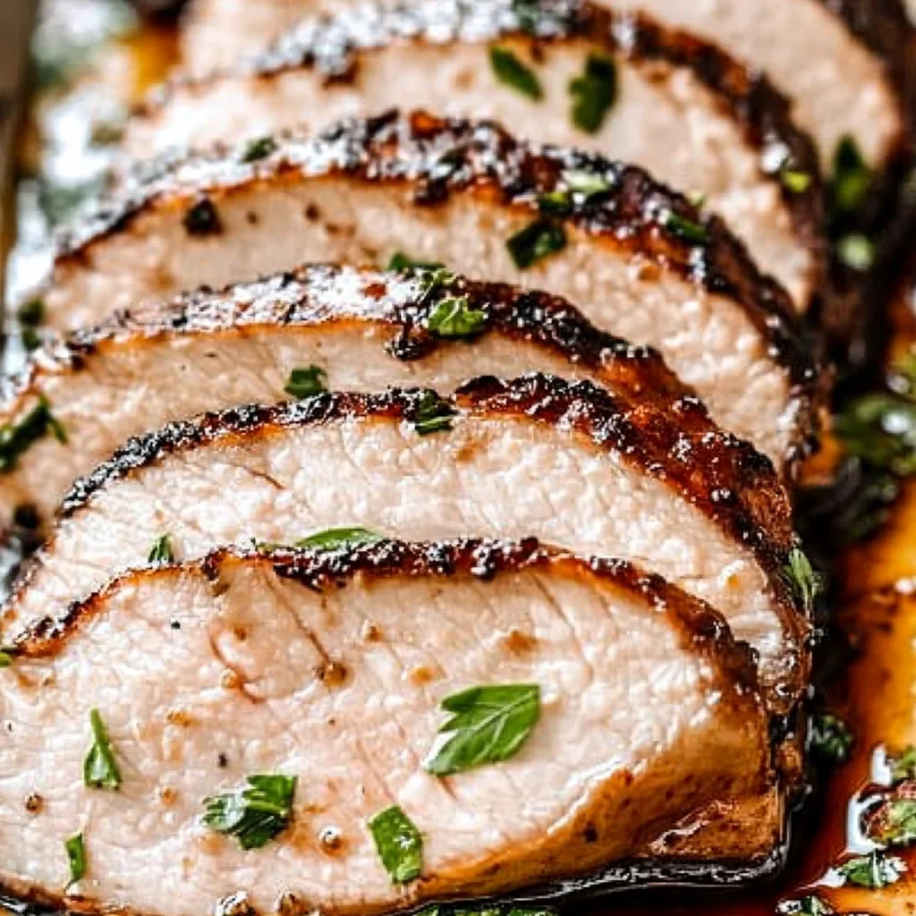 Garlic Balsamic Crusted beef Tenderloin