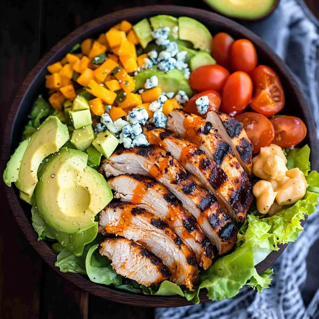 Grilled Buffalo Chicken Salad
