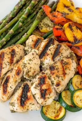 Grilled Garlic and Herb Chicken and Veggies