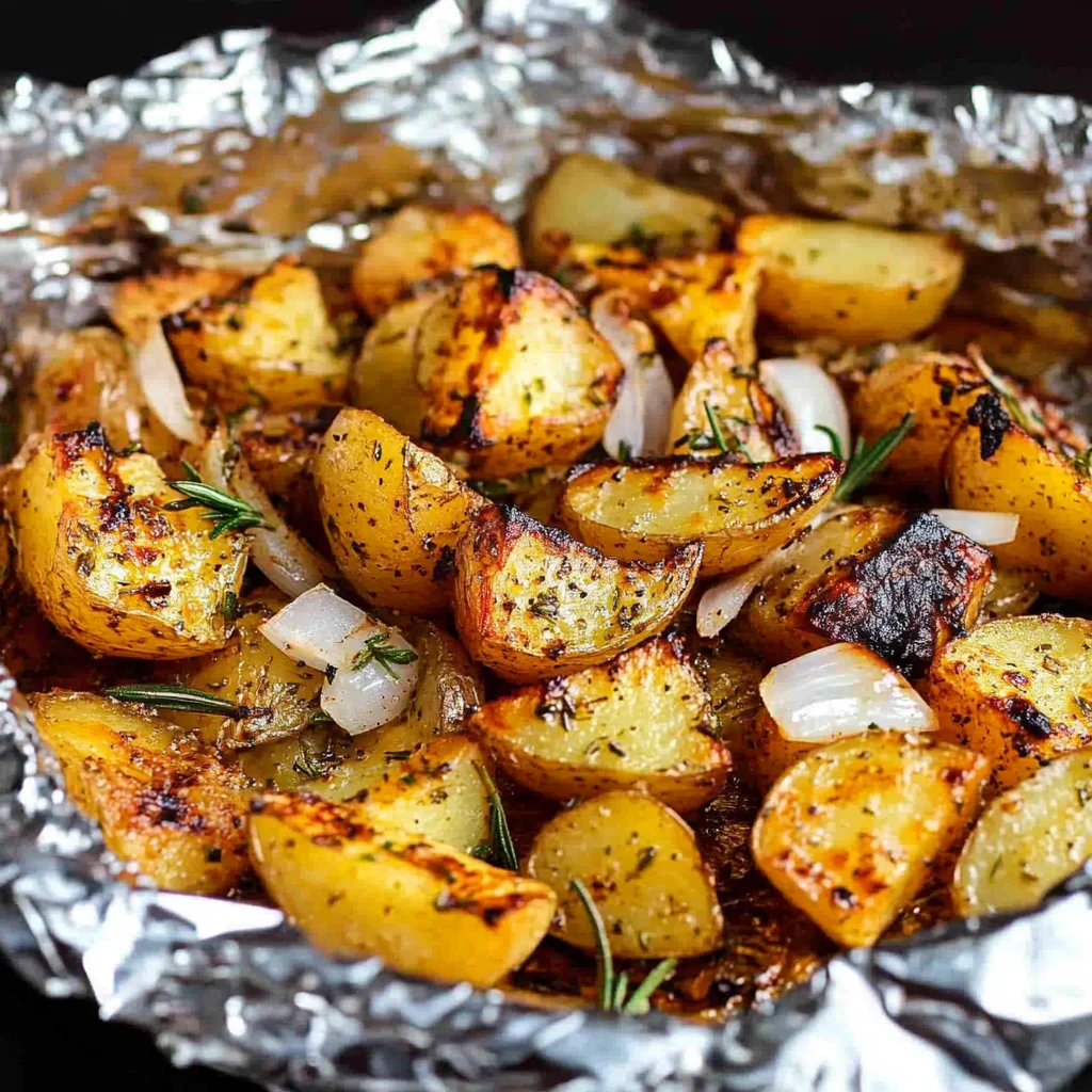 Grilled Potatoes Recipe with Rosemary & Smoked Paprika