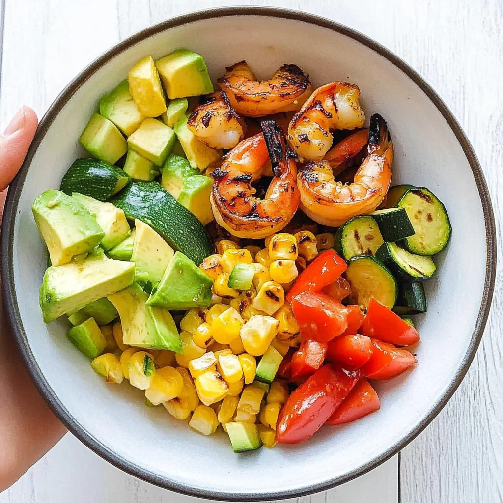 Grilled Shrimp and Vegetable Bowl