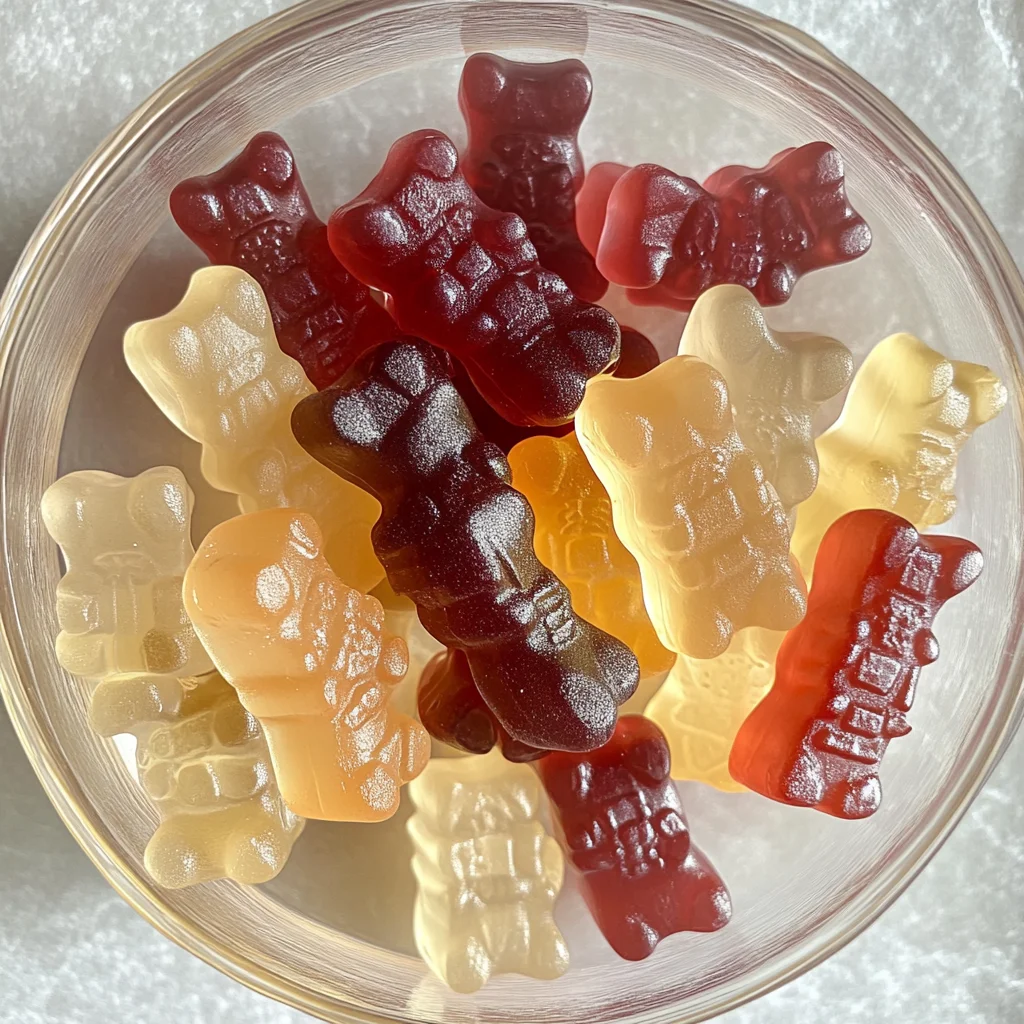 Healthy Vegan Gelatin Gummy Bears