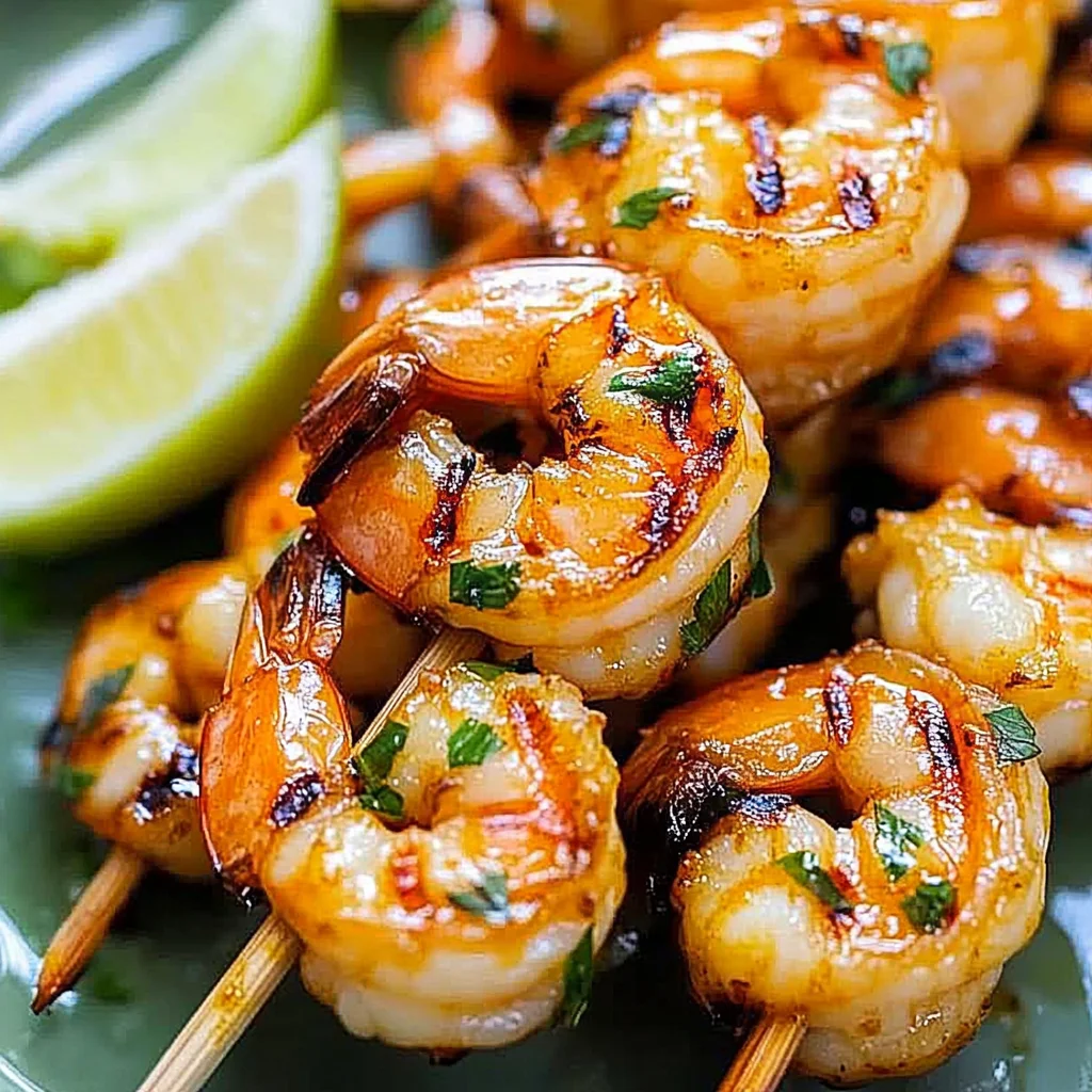 Honey Sriracha Shrimp Kebab Recipe