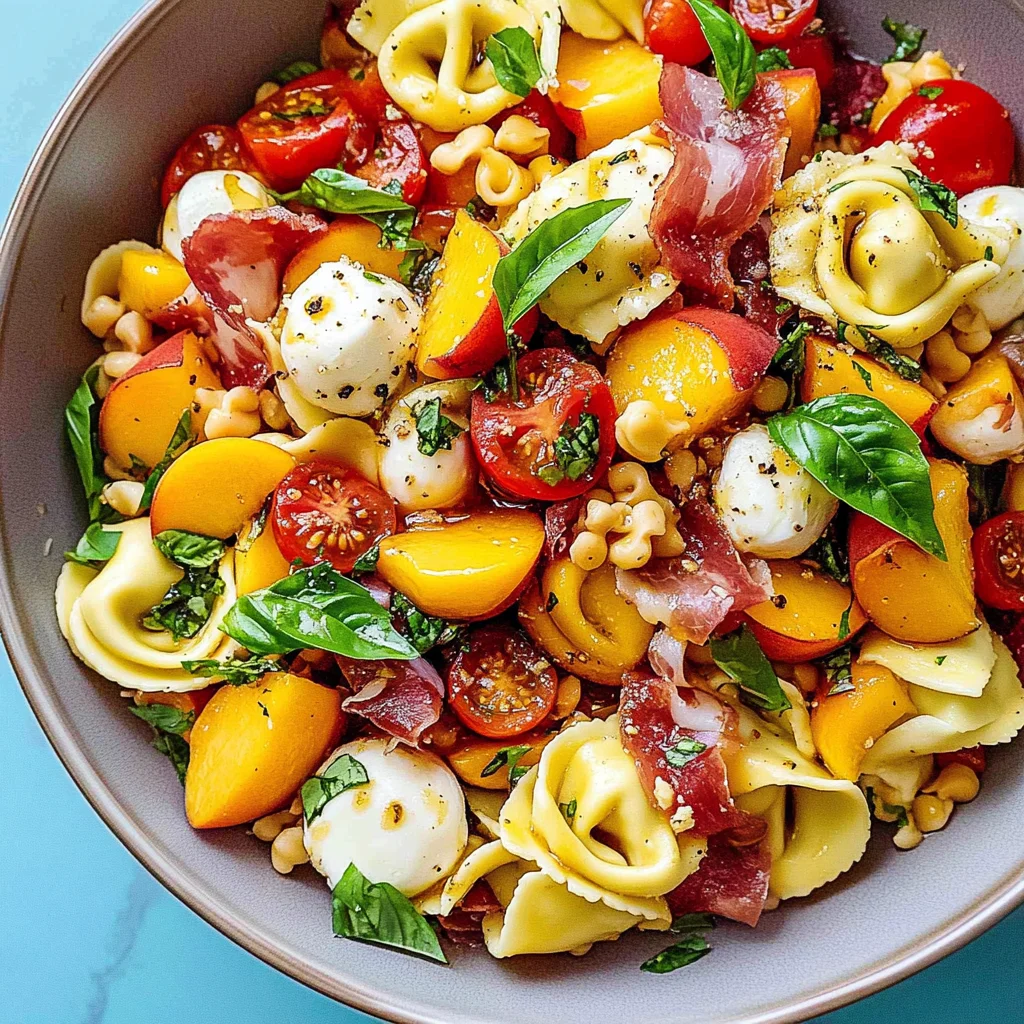 Hot Honey Tortellini Pasta Salad