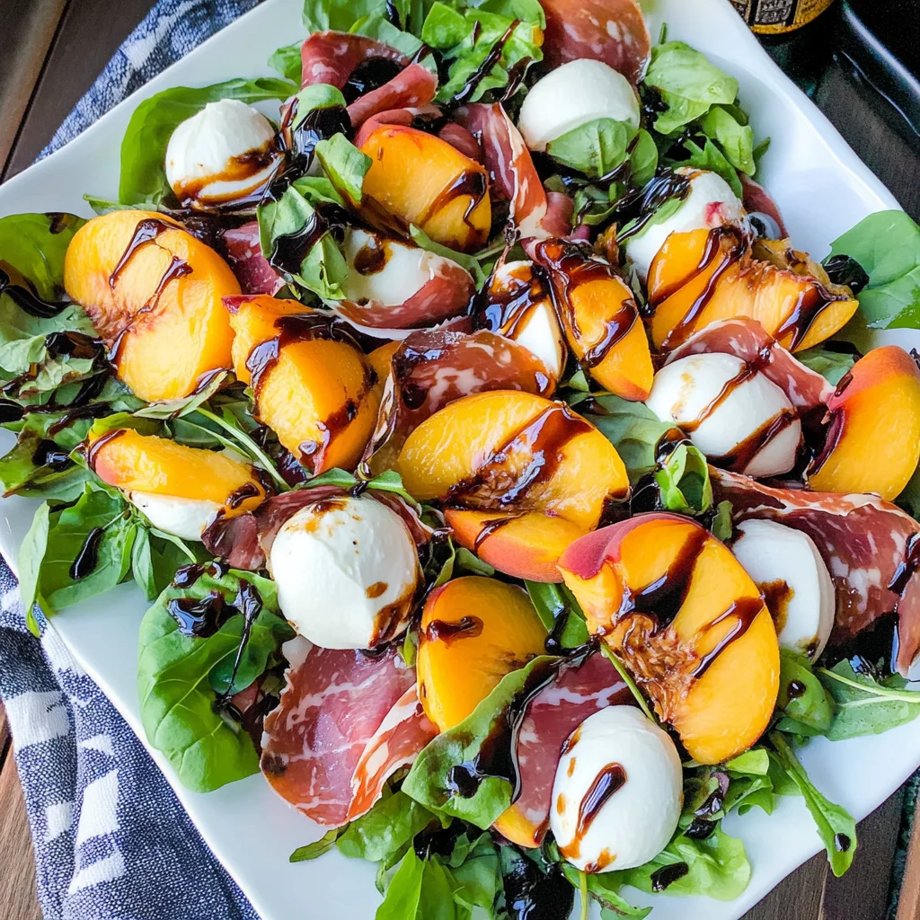 Peach Caprese Salad