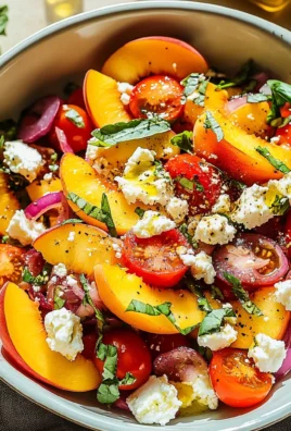 Peach Feta Salad With Tomatoes (25-Minutes)