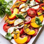 Peach Tomato Caprese Salad