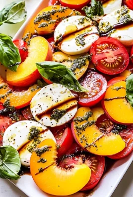 Peach Tomato Caprese Salad