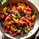 Peach Watermelon Salad Recipe