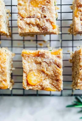 Rosemary Apricot Bars
