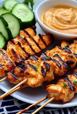 Thai Chicken Sate with Peanut Sauce