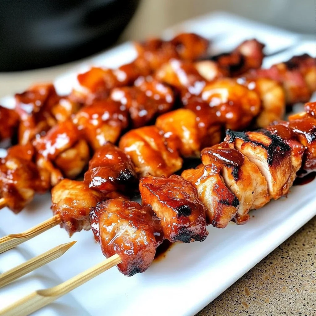 The Best BBQ Chicken Skewers Recipe