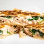 10-Minute Tuna Melt Quesadilla With Sriracha Sauce