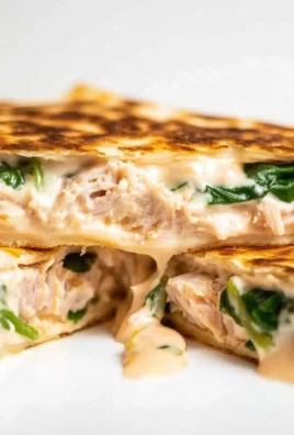 10-Minute Tuna Melt Quesadilla With Sriracha Sauce