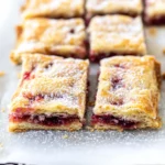 Apricot Raspberry Rugelach Bars