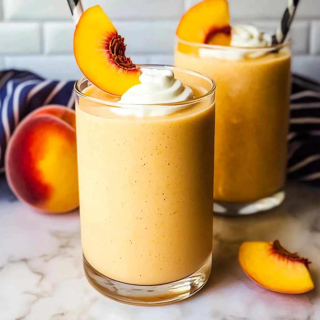 Banana Peach Smoothies