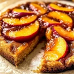 Bourbon Peach Upside-Down Cake
