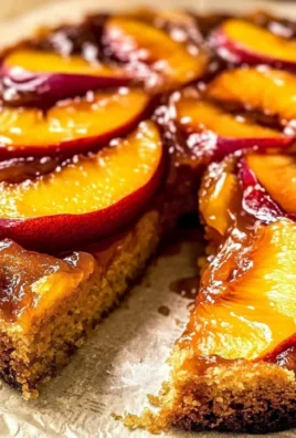 Bourbon Peach Upside-Down Cake