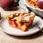 Brown Butter Strawberry Peach Pie