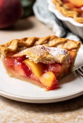 Brown Butter Strawberry Peach Pie