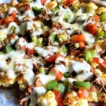 Cauliflower Pulled Pork Nachos