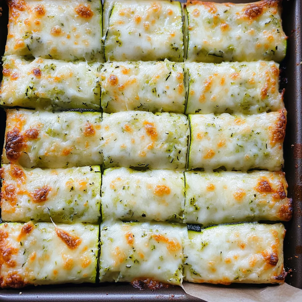 Cheesy Zucchini Breadsticks