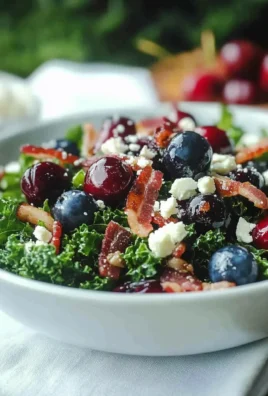 Cherry Summer Kale Salad with Balsamic Vinaigrette