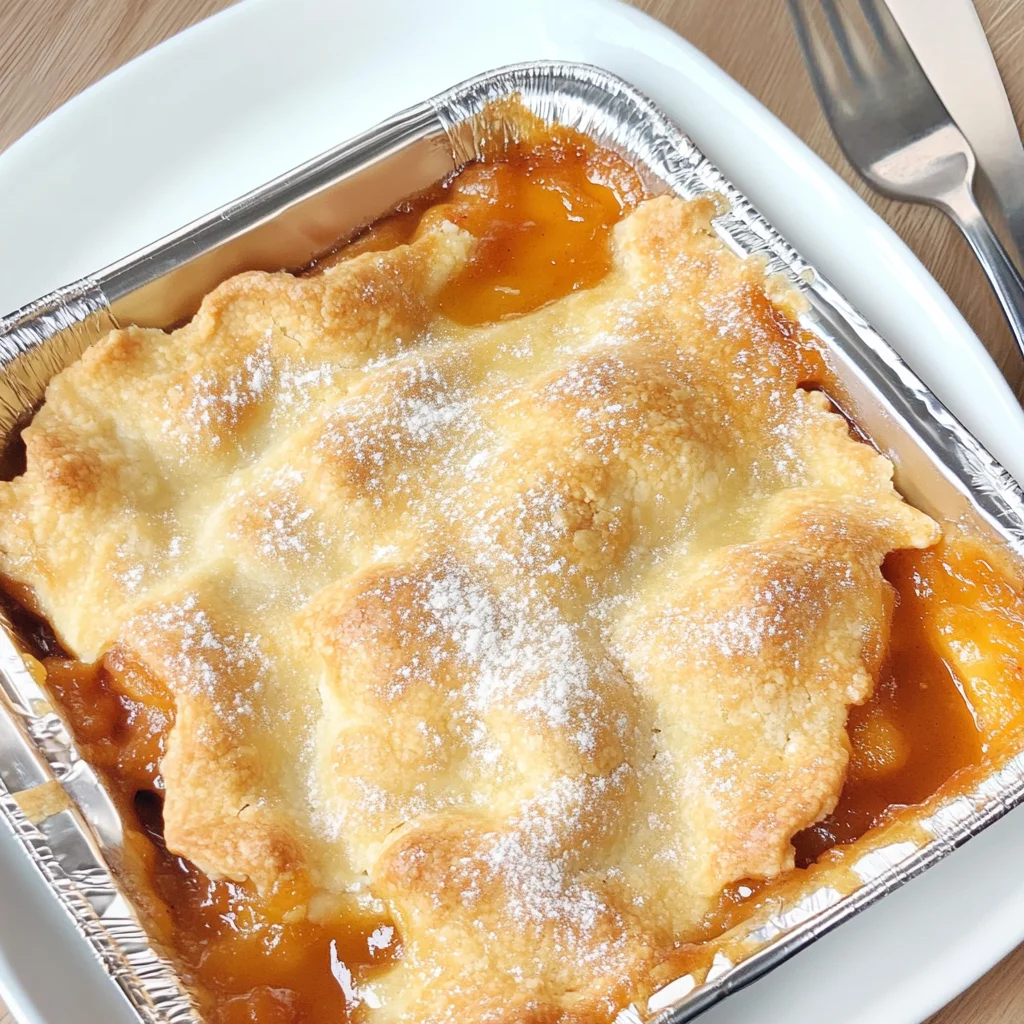 Easy Peach Cobbler Recipe