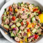 Healthy Mediterranean Tuna Salad (No Mayo)