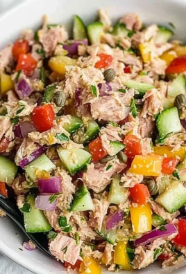 Healthy Mediterranean Tuna Salad (No Mayo)