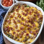 Low Carb Bacon Cheeseburger Casserole Recipe
