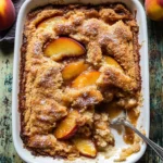 Old School Easy Brown Sugar Peach Cobbler