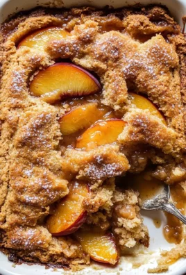 Old School Easy Brown Sugar Peach Cobbler