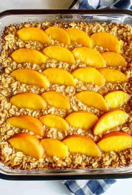 Peach Baked Oatmeal