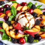 Peach Burrata Salad