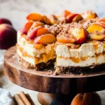 Peach Cobbler Cheesecake