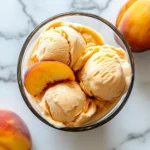 Peach Greek Frozen Yogurt