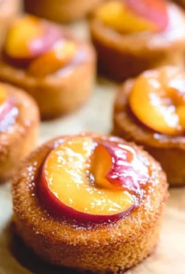 Peach Upside Down Mini Cakes