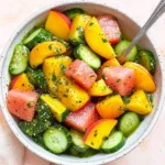 Peach Watermelon Salad Without Feta